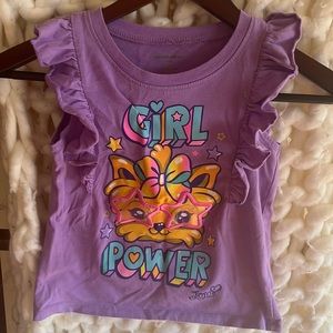 little girls shirt, has little stain on the G and is too small my little one